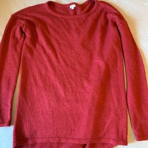 Red business casual sweater